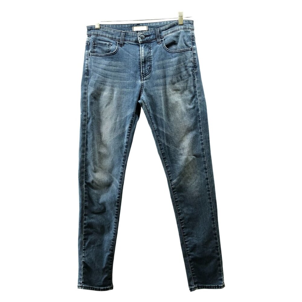 Uniqlo Soft Denim Skinny Jean Mens 30x34 (30x33) Blue Stretch Medium Wash